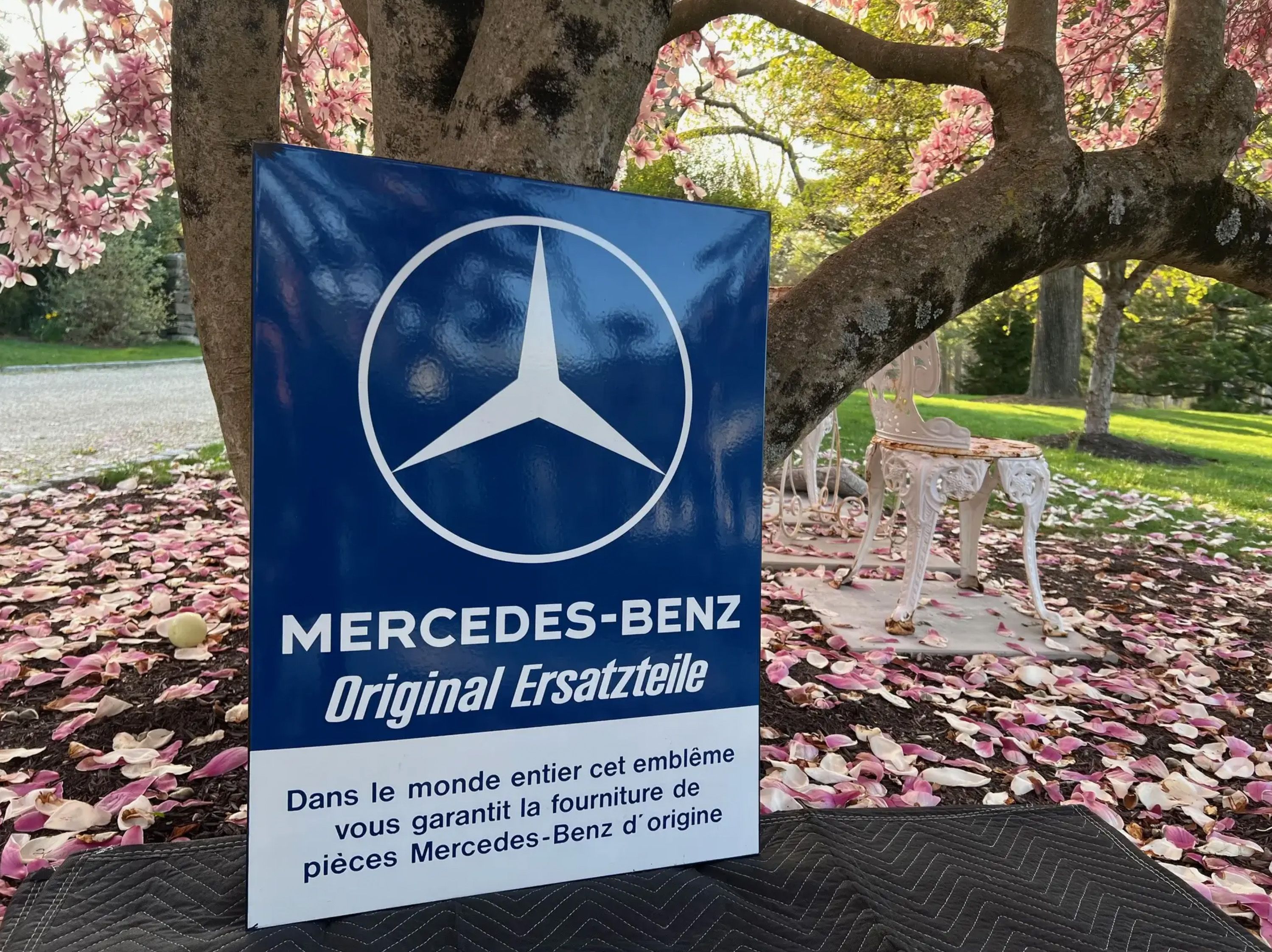No Reserve Genuine Mercedes-Benz Porcelain Sign — Sold | PCARMARKET