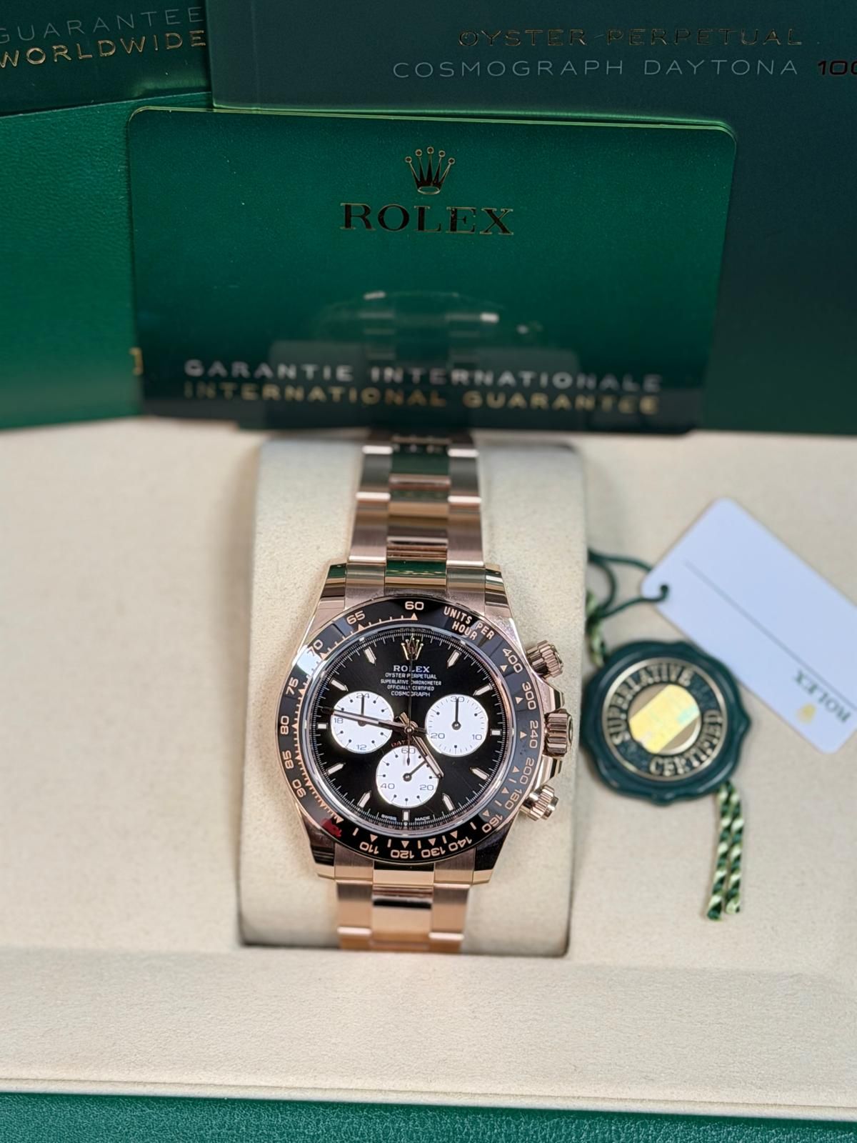 24-Hour Auction: New Unworn 2025 Rolex Daytona Le Mans 18k Everose