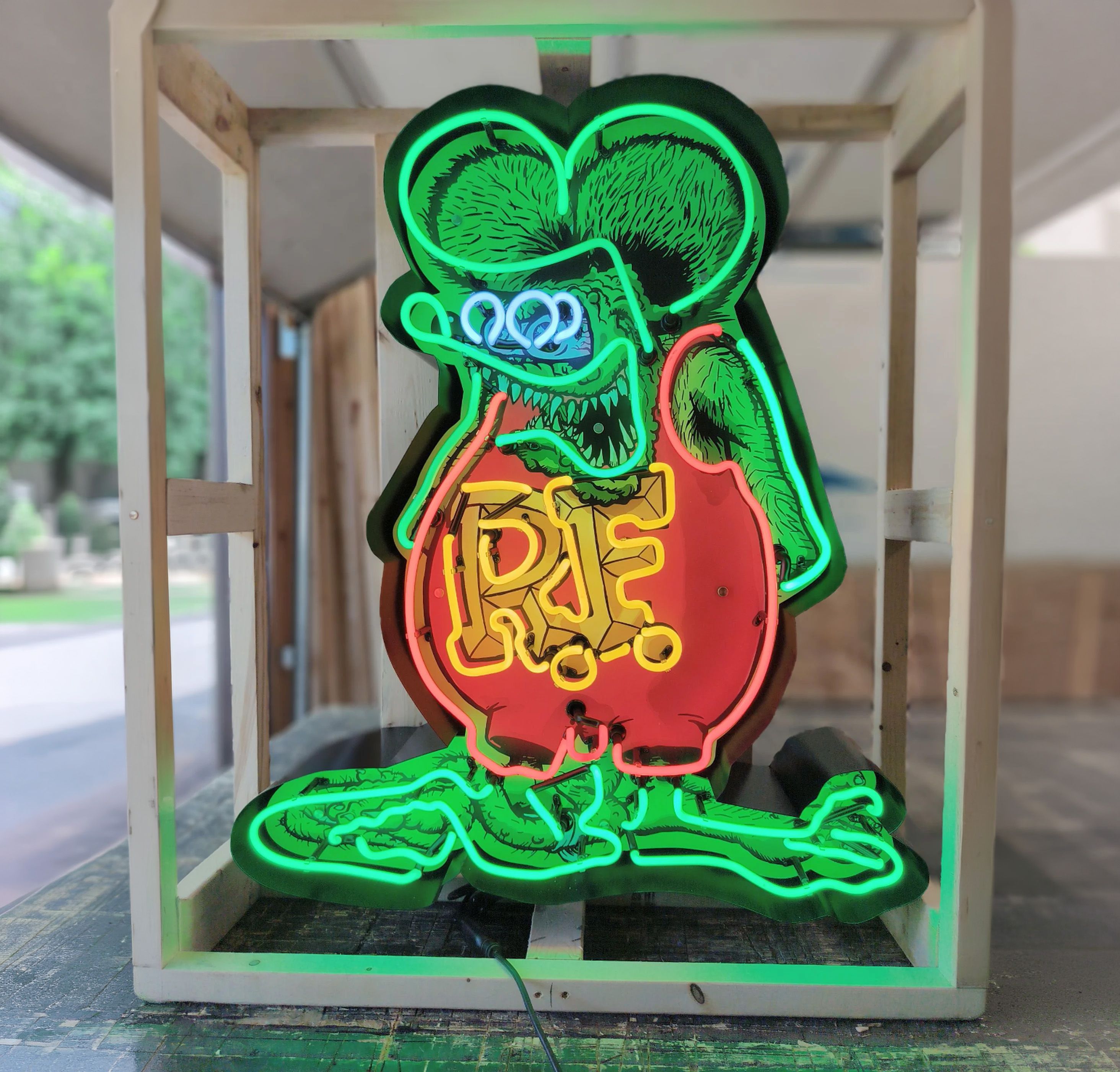 アメコミ Rat Fink Neon Limited Edition Figure Rat Fink Neon Sign — Auction Ended | PCARMARKET