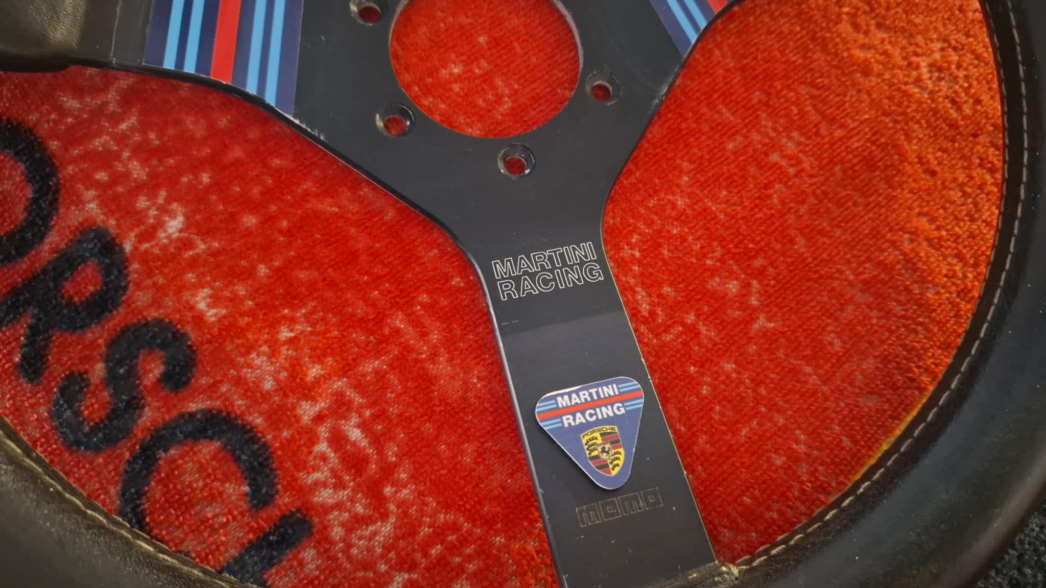 MONARI B8Water✨✨ NR - Porsche Martini Racing Momo 360mm Steering Wheel — Sold