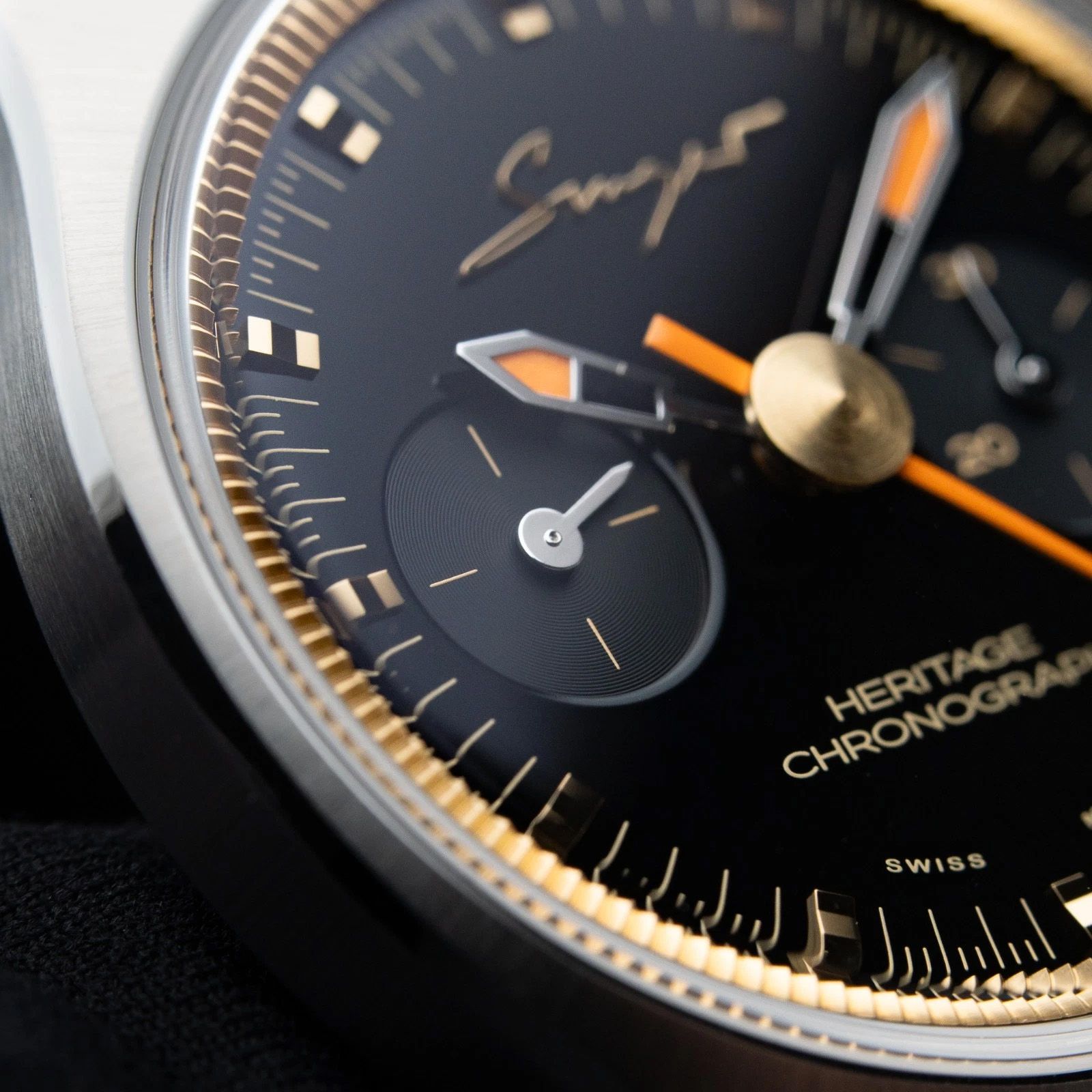 2025 Singer Reimagined Heritage Chronograph Watch Ref SR601 Full Set