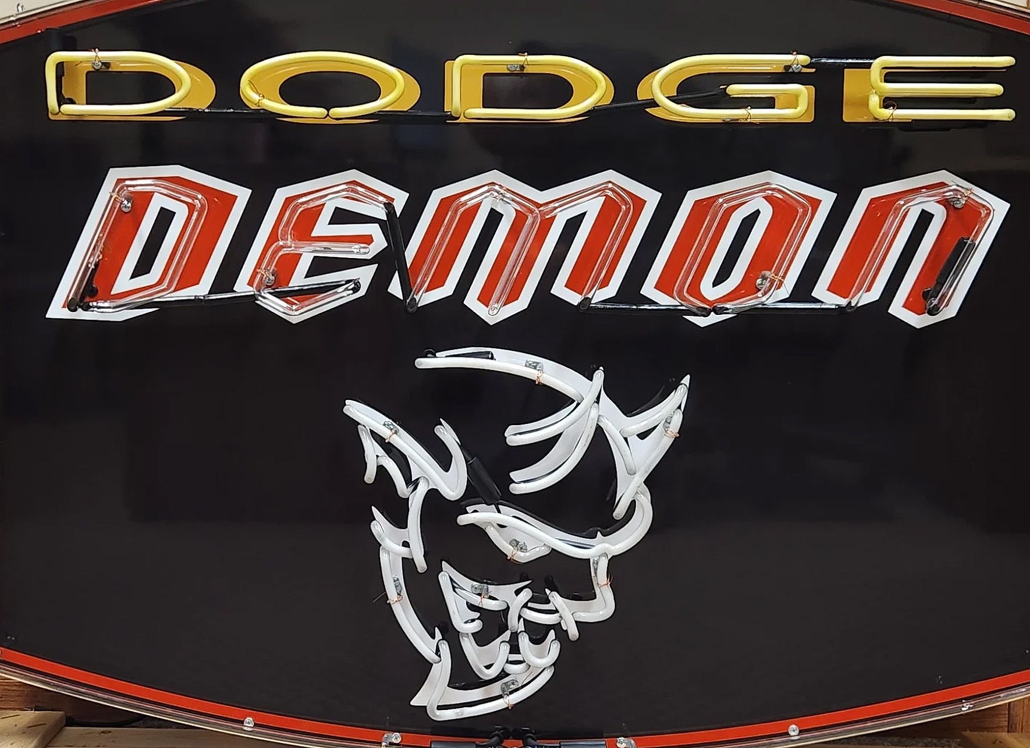 Dodge Demon Neon Sign — Auction Ended | PCARMARKET