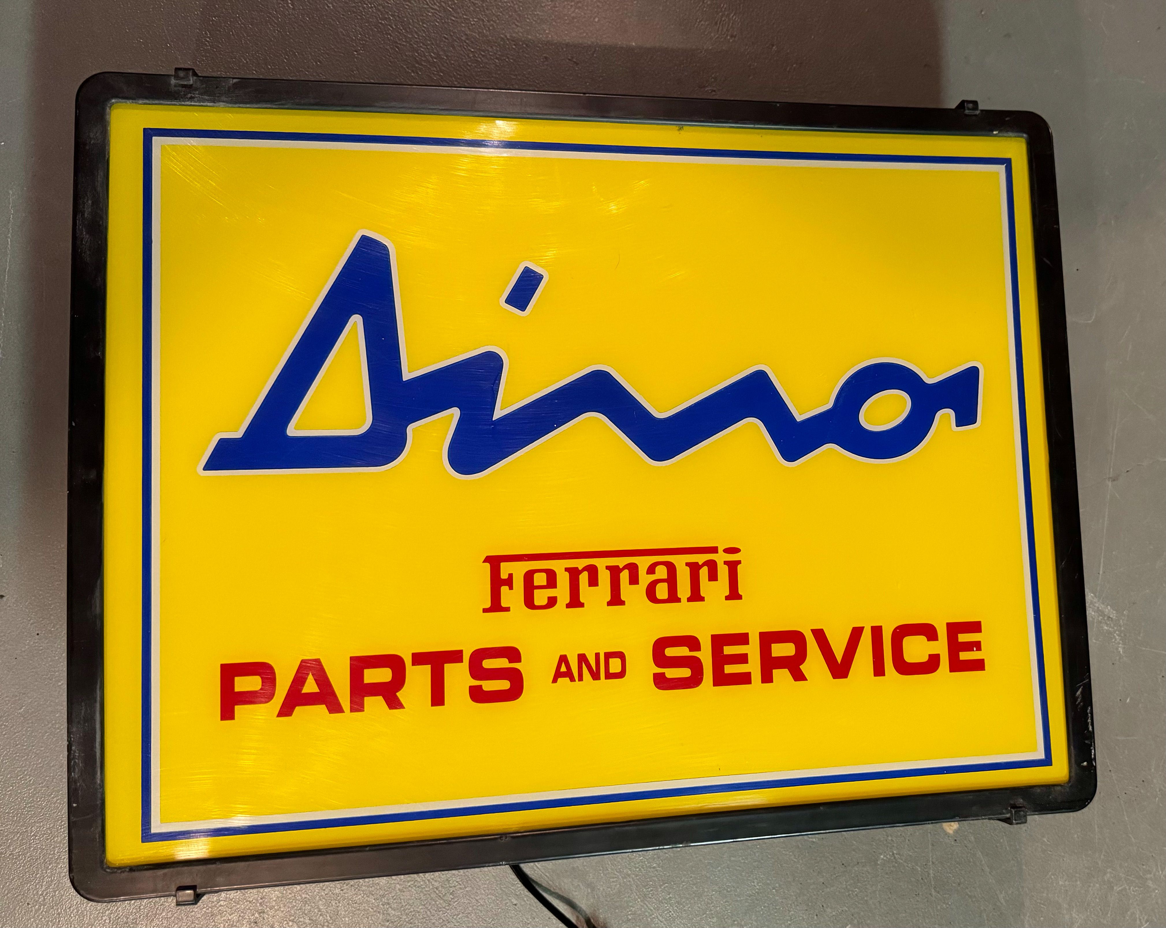 Vintage Dino Ferrari Sign — Sold | PCARMARKET
