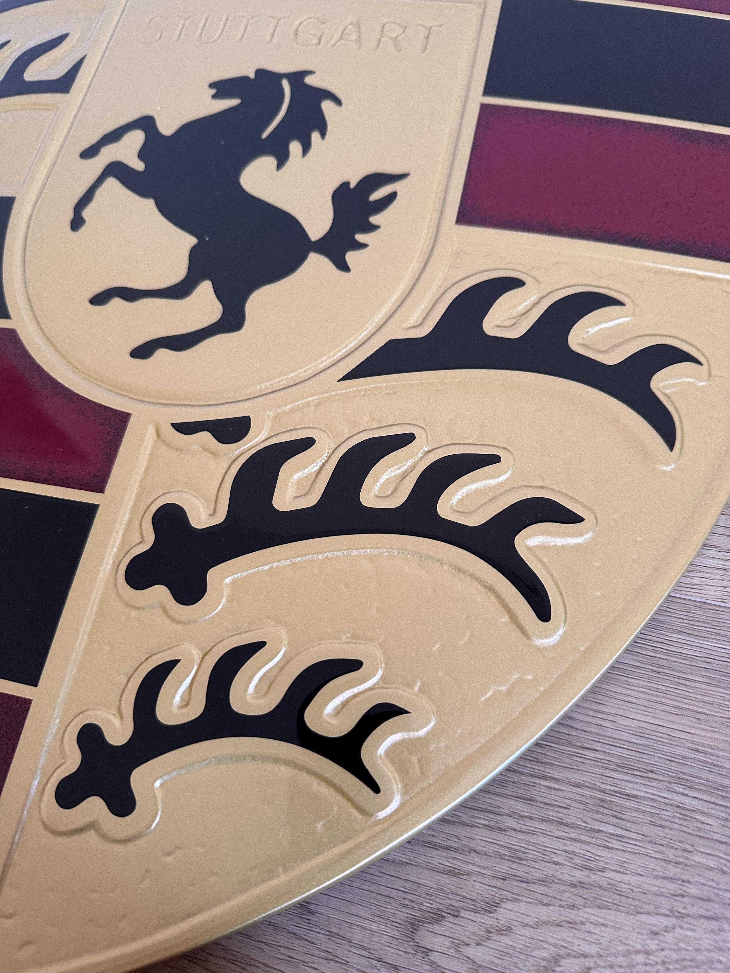 Porsche Crest Sign — Sold | PCARMARKET
