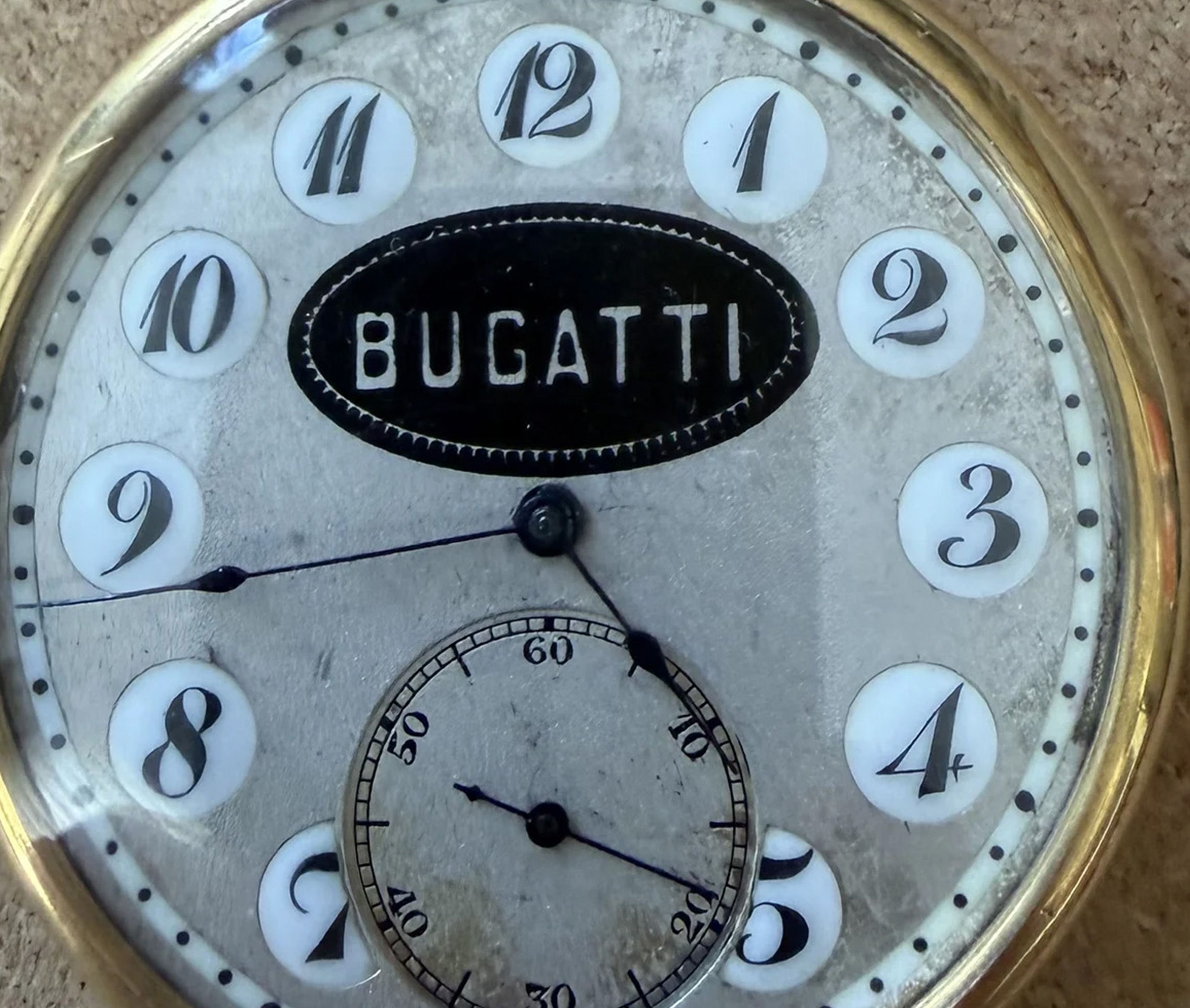 Bugatti Antique 18k Gold Zenith Swiss Pocket Watch — Auction Ended