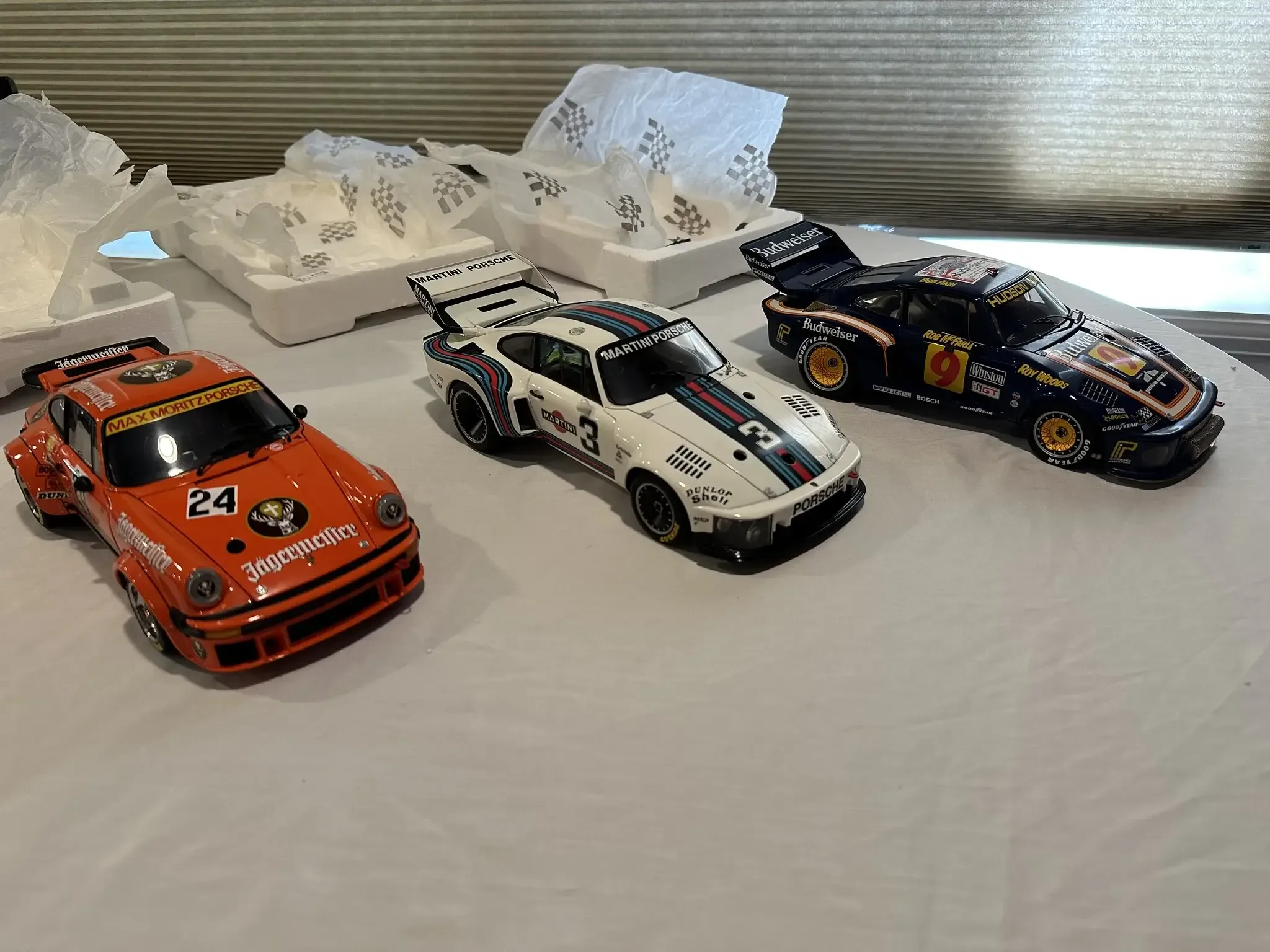 No Reserve Trio Of Exoto 1:18 Scale Porsche Racecars — Sold