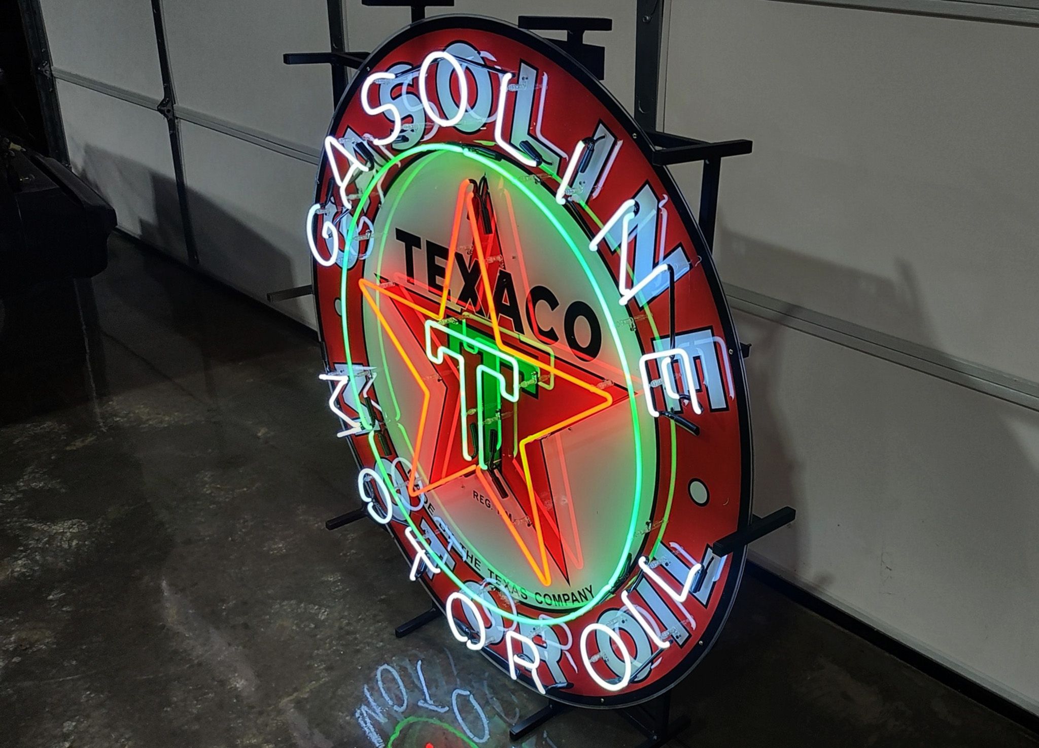 Texaco Neon Sign — Auction Ended | PCARMARKET