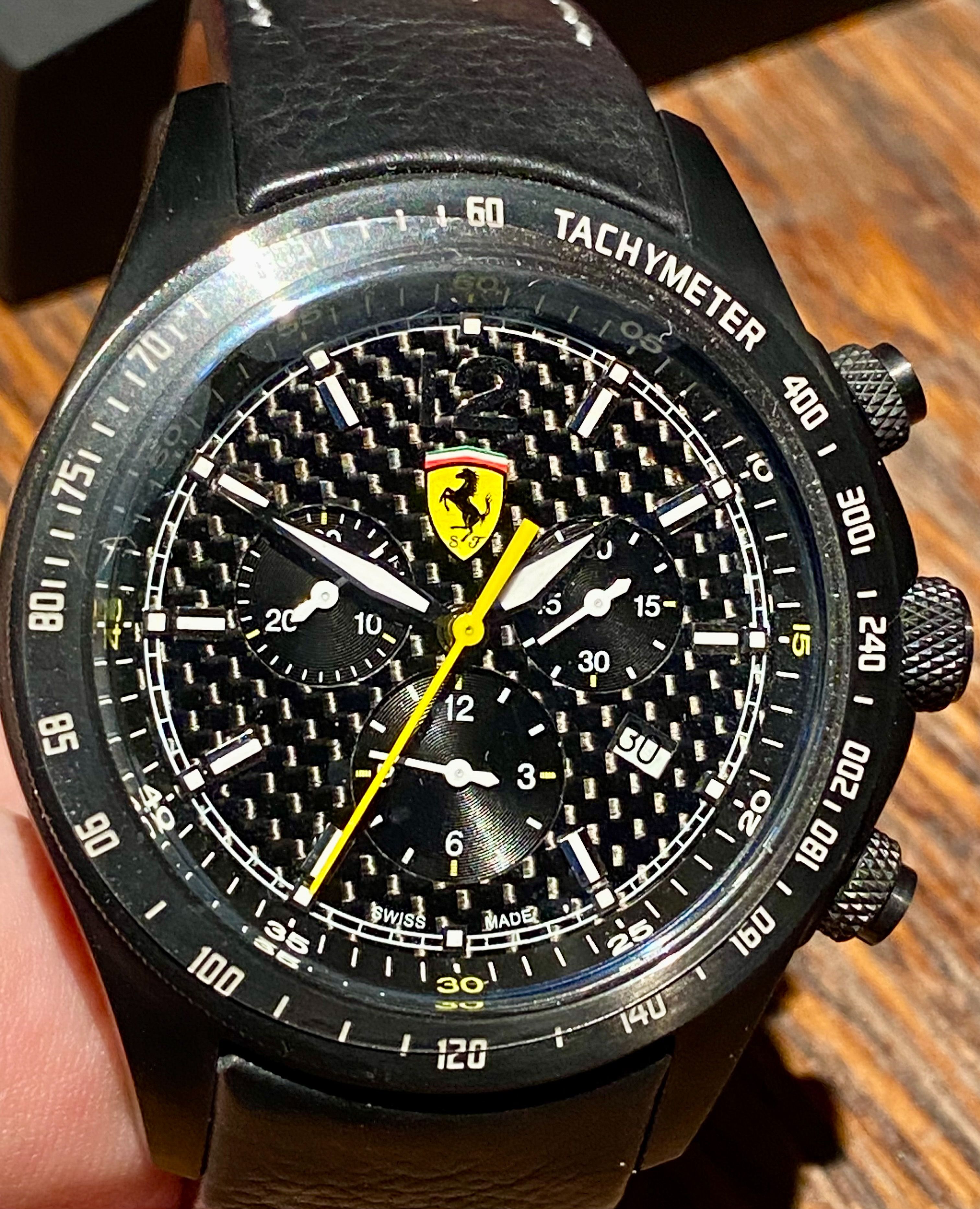 No Reserve Scuderia Ferrari F1 Watch — Sold | PCARMARKET