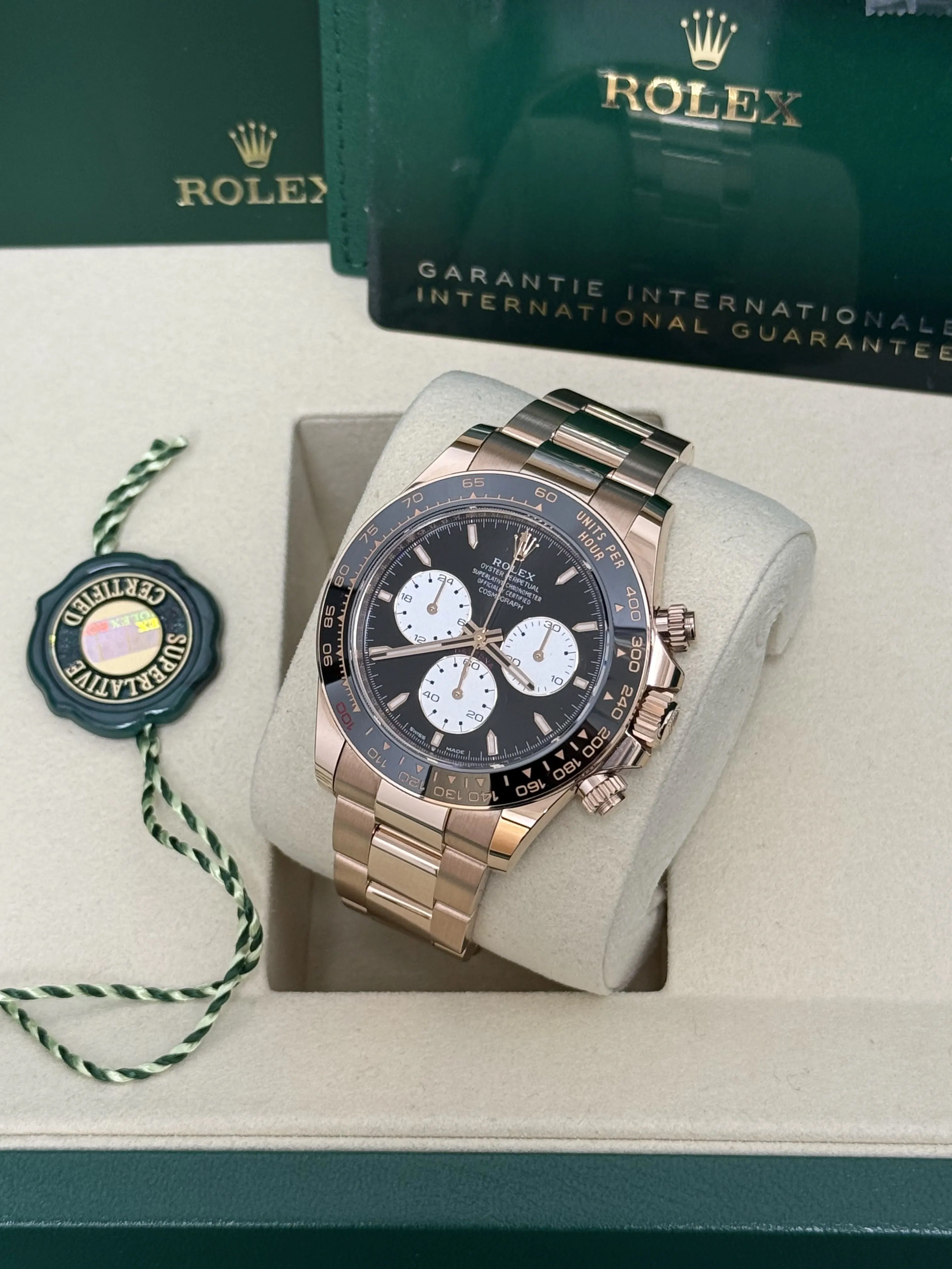 New 2025 Rolex Daytona Le Mans 18k Everose Gold Watch Ref