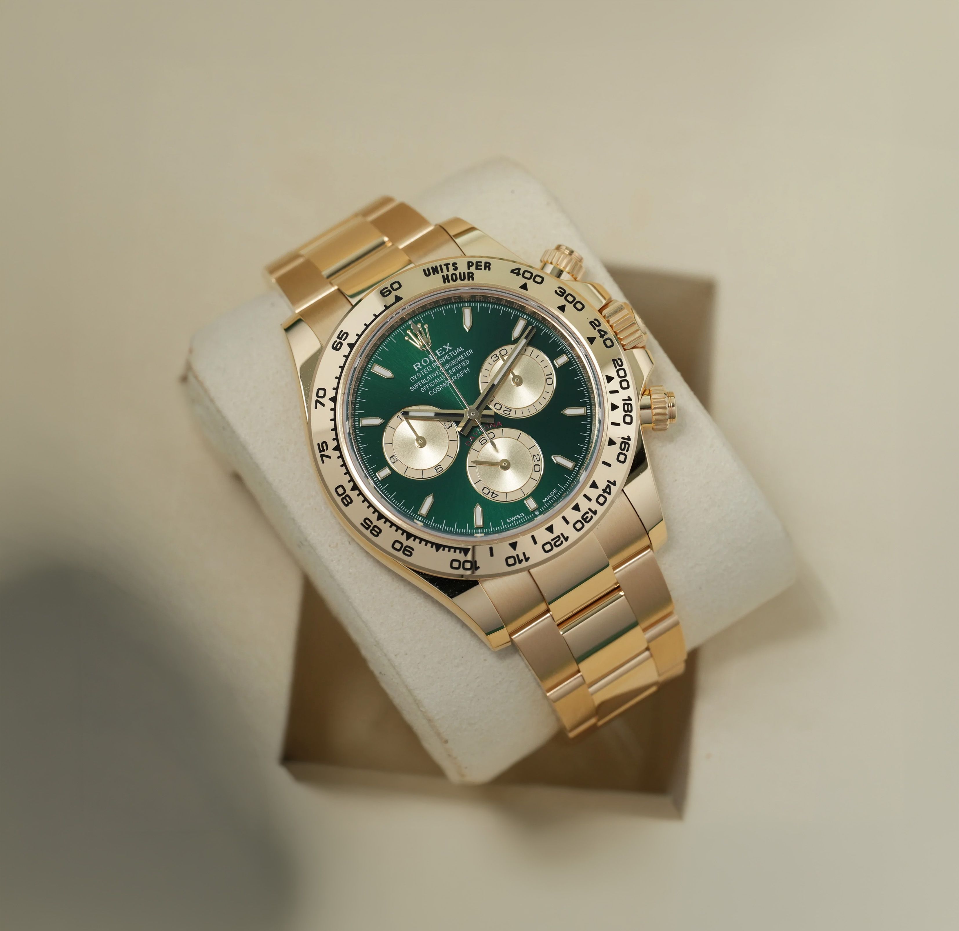2026 New Rolex Cosmograph Daytona Green Dial John Mayor 2.0 Watch