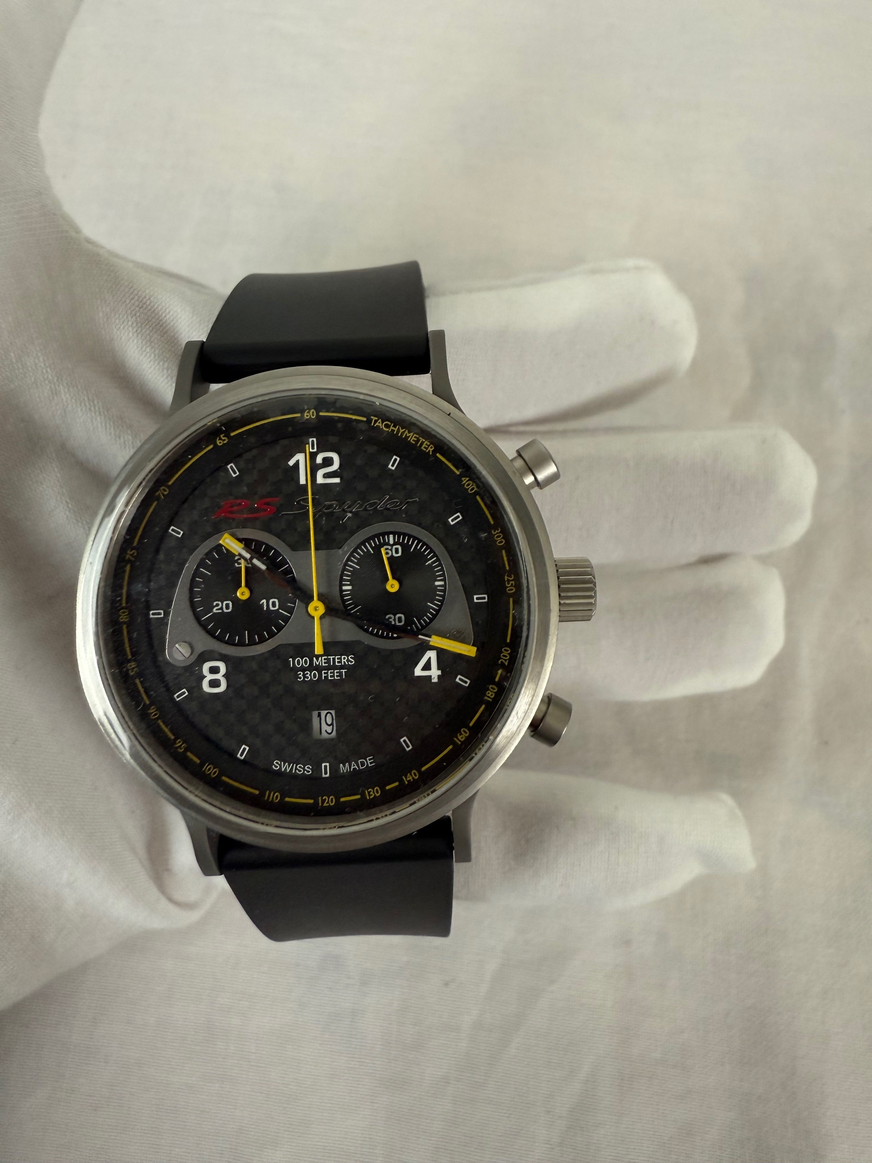 No Reserve Porsche RS Spyder Chronograph Limited Edition Watch 665