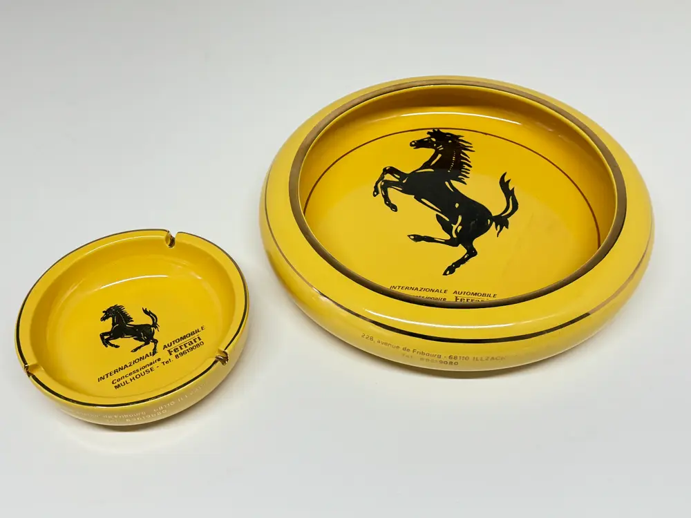 No Reserve Collection of Ferrari Ashtrays and Ceramics — Sold
