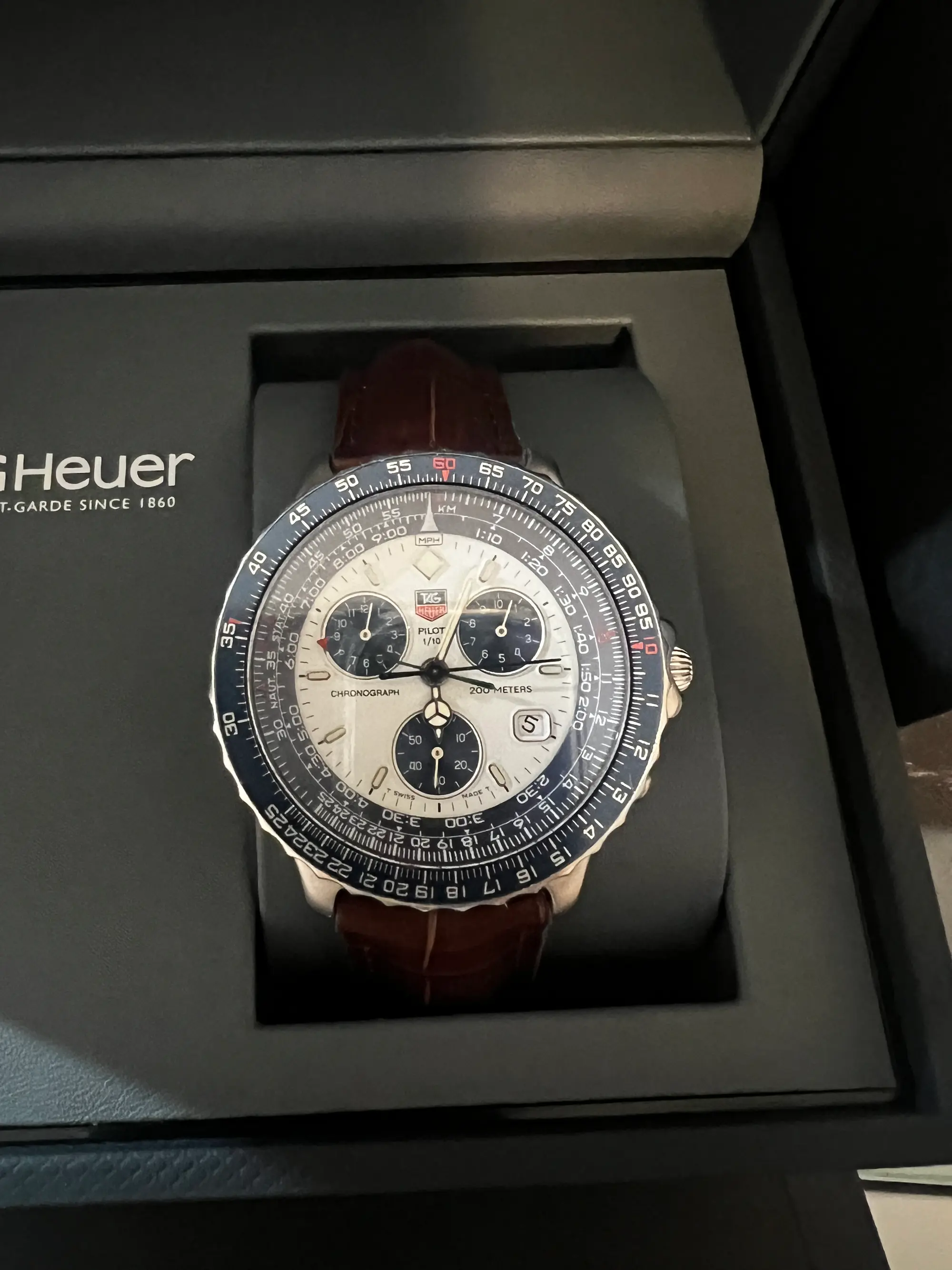 TAG Heuer 時計用 純正ボックス TAG Heuer Pilot 2000 Series Watch Ref. 530-806 Full Set