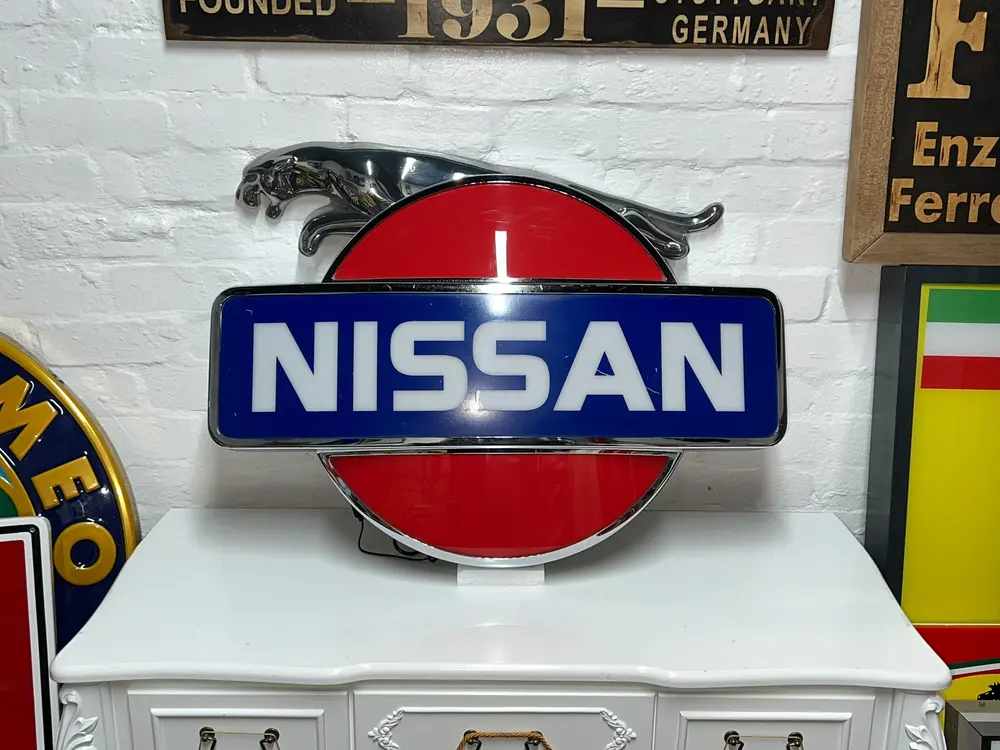 1990s Nissan Illuminated Dealership Sign — Auction Ended | PCARMARKET
