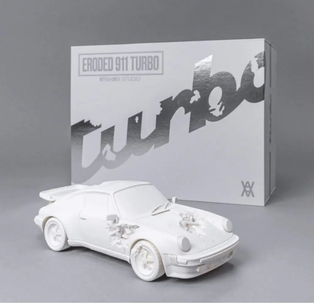No Reserve Daniel Arsham Eroded Porsche 911 Turbo #393/500 — Sold