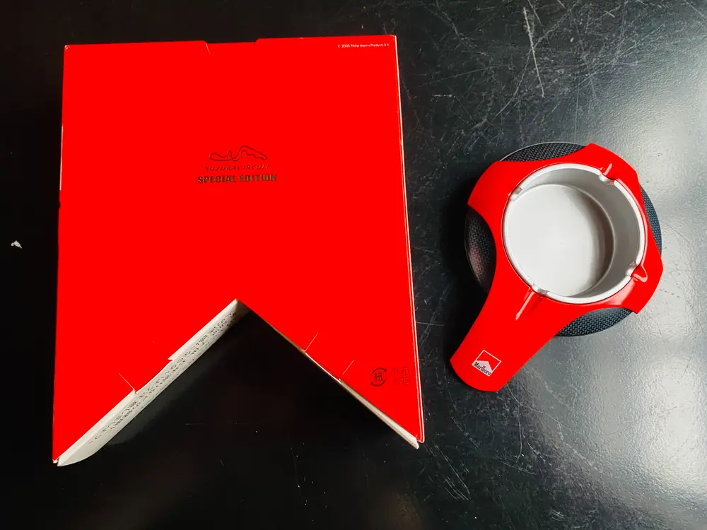 Collection of 9 vintage Ferrari & Marlboro Ashtrays — Sold