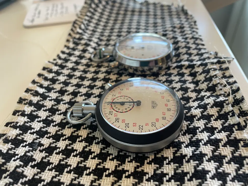 No Reserve Heuer Trackmaster 8032 & 7700 Stopwatch — Sold | PCARMARKET
