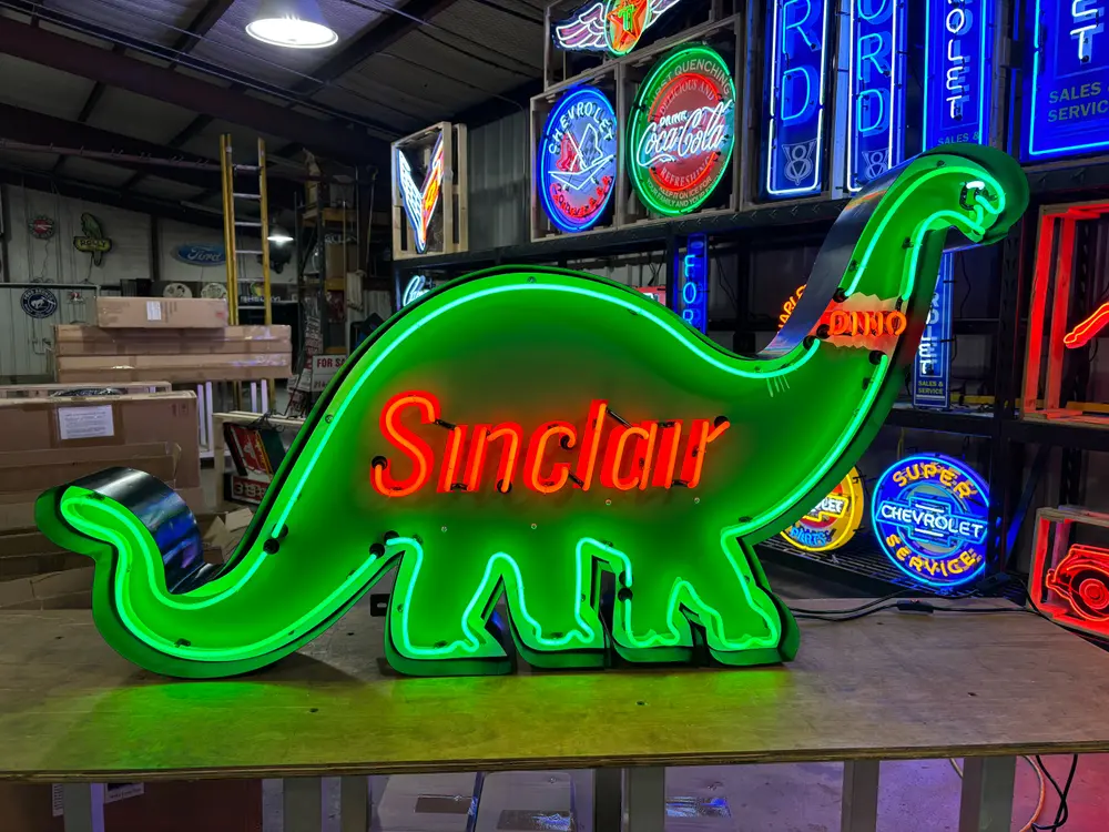 Sinclair Dino Neon Sign — Auction Ended | PCARMARKET