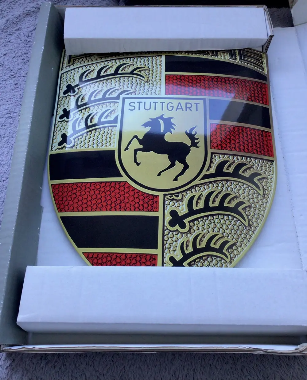 Authentic Porsche Design Drivers Selection Enamel Porsche Crest