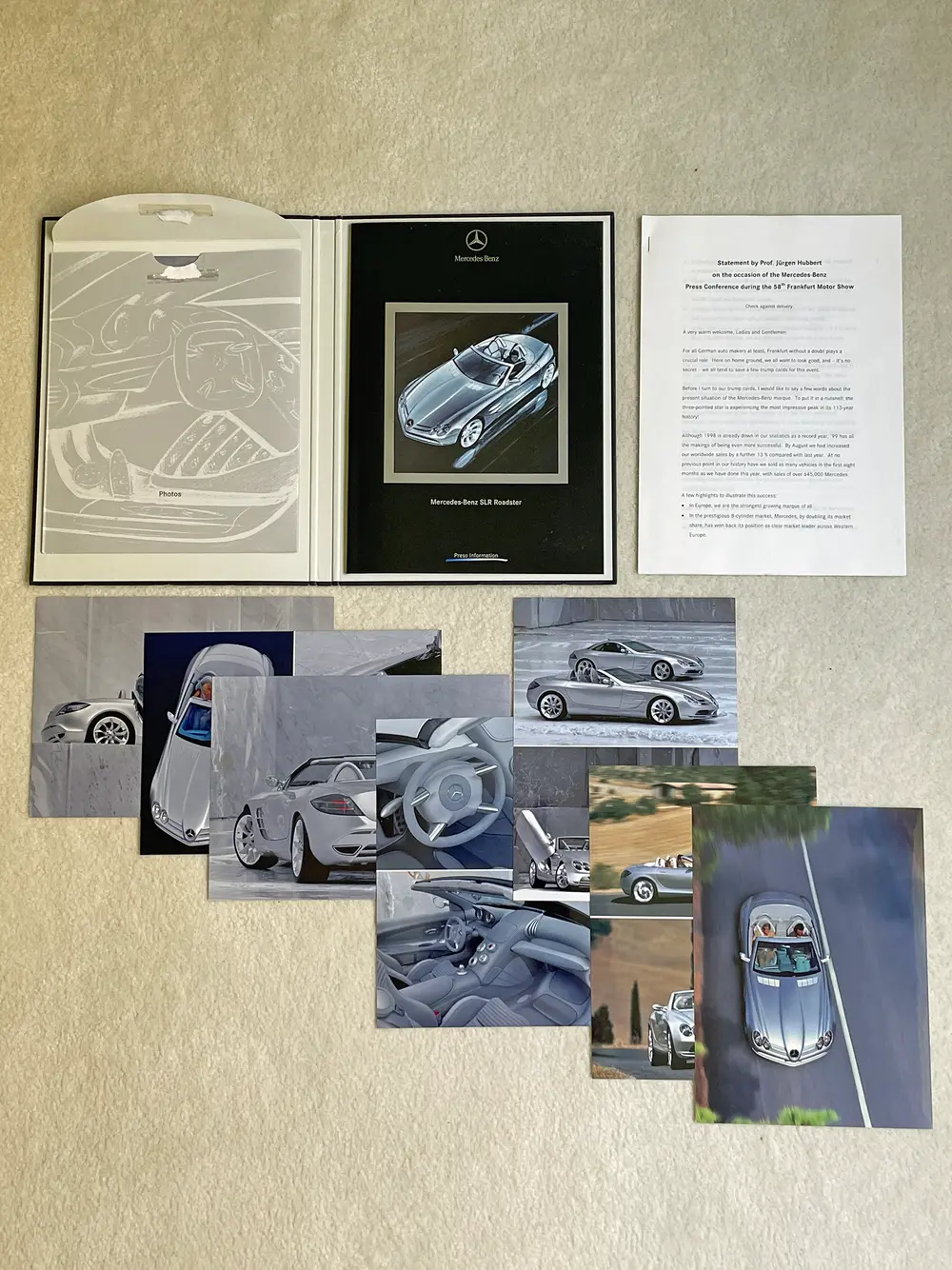 Mercedes-Benz SLR McLaren Literature Collection (8 Pieces) — Sold