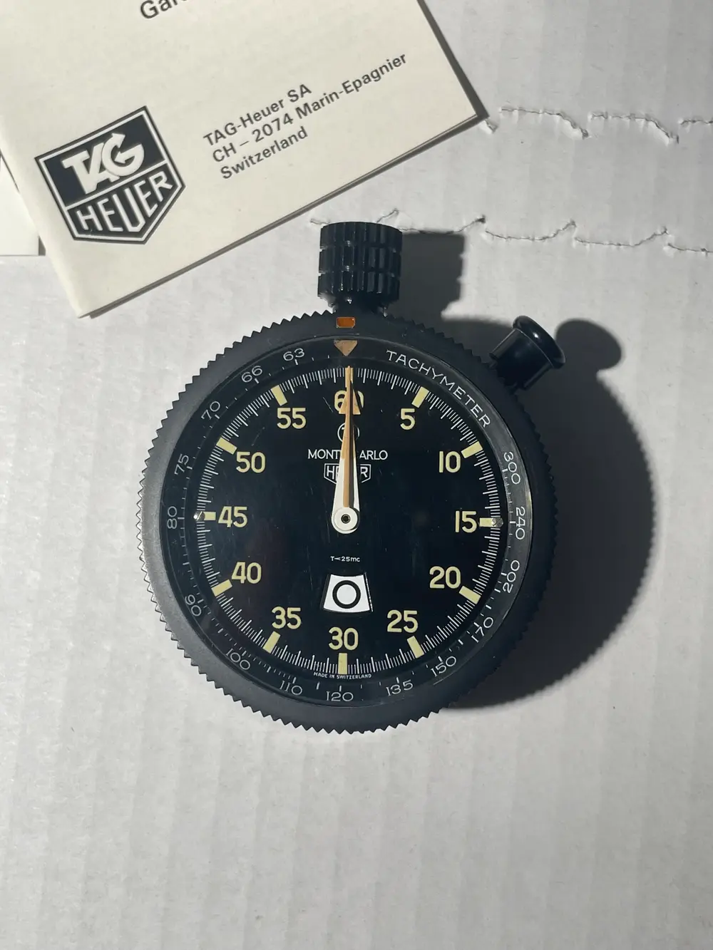 TAG Heuer Monte-Carlo Dash Timer — Sold | PCARMARKET