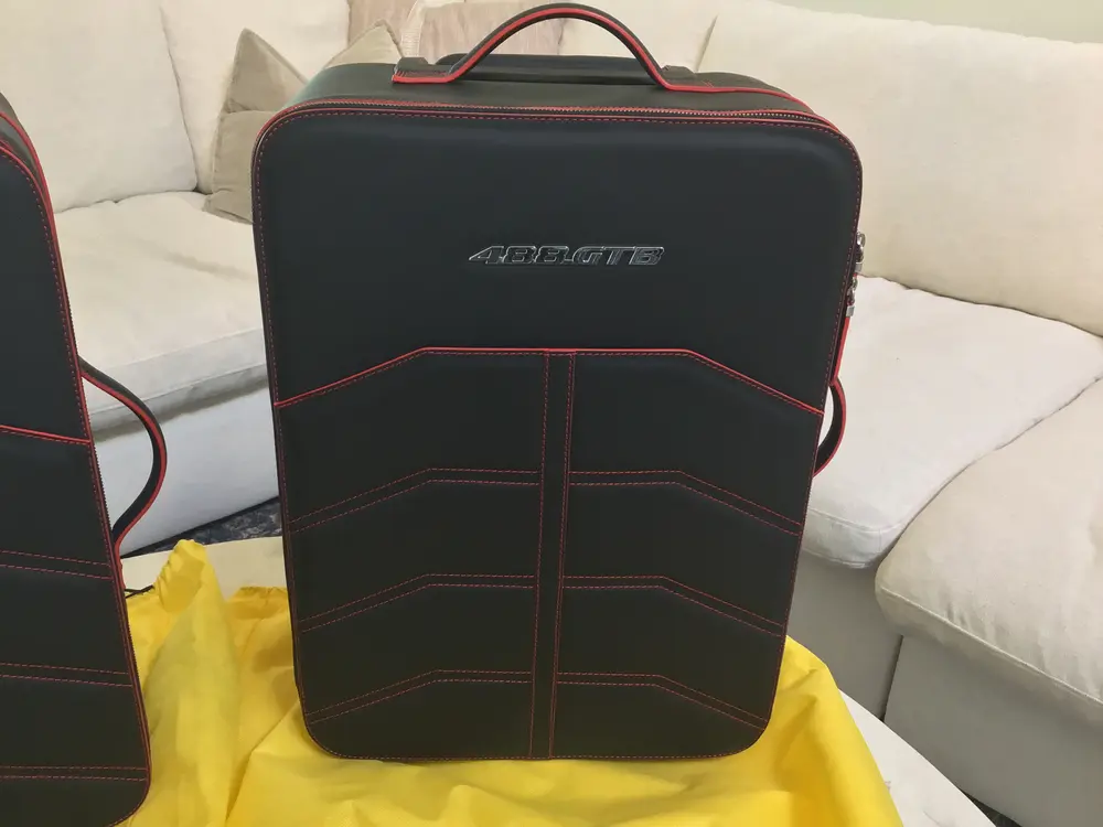 Three-piece Ferrari 488 GTB Schedoni Luggage Set — Sold | PCARMARKET