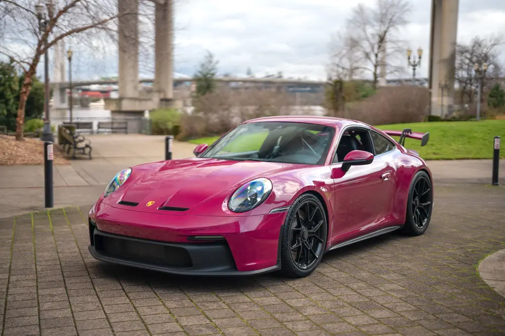 PTS Rubystone Red 2022 Porsche 992 GT3 6-Speed — Auction Ended