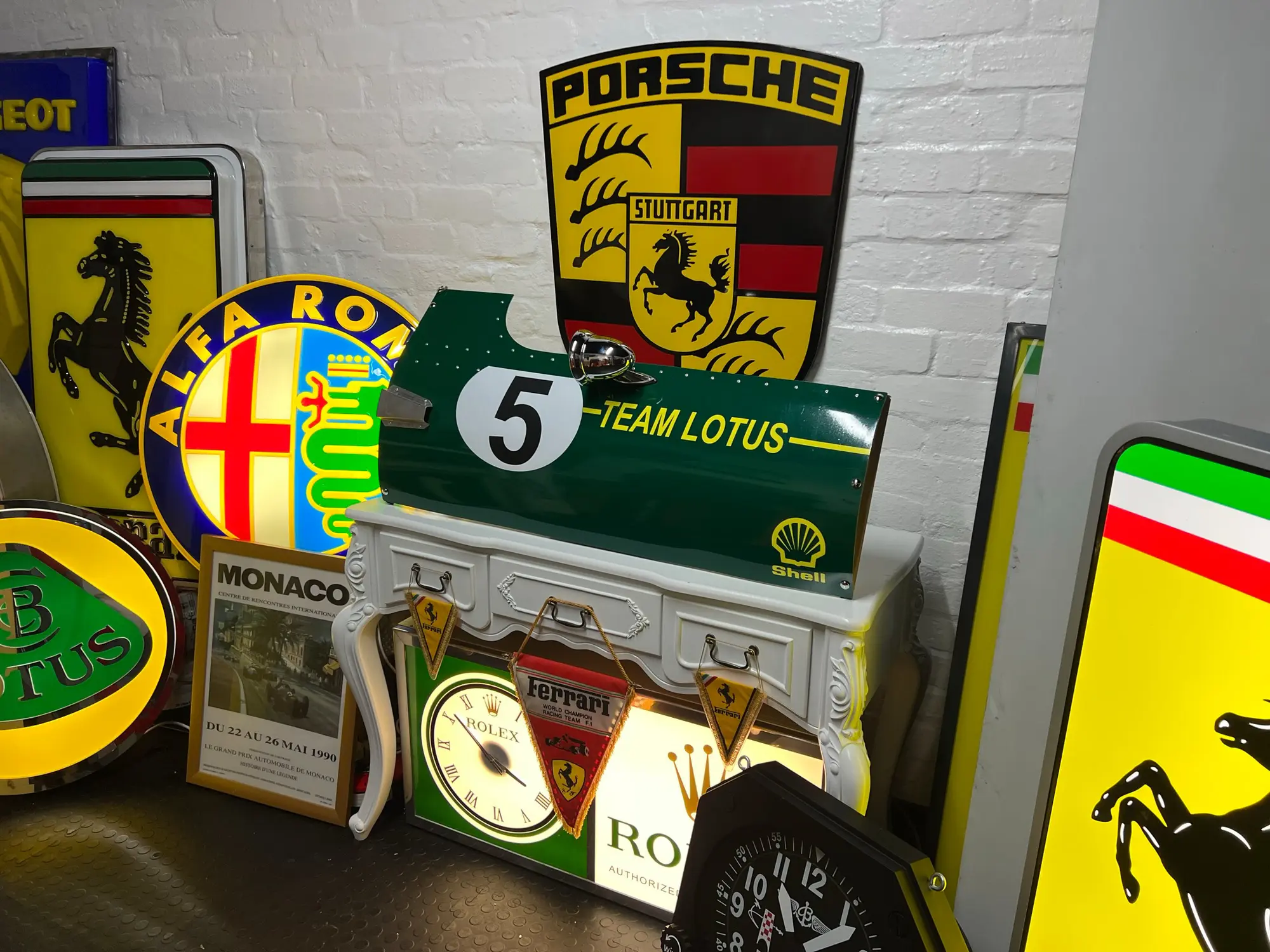 Team Lotus Jim Clark No.5 Decorative F1 Hanging Door Panel