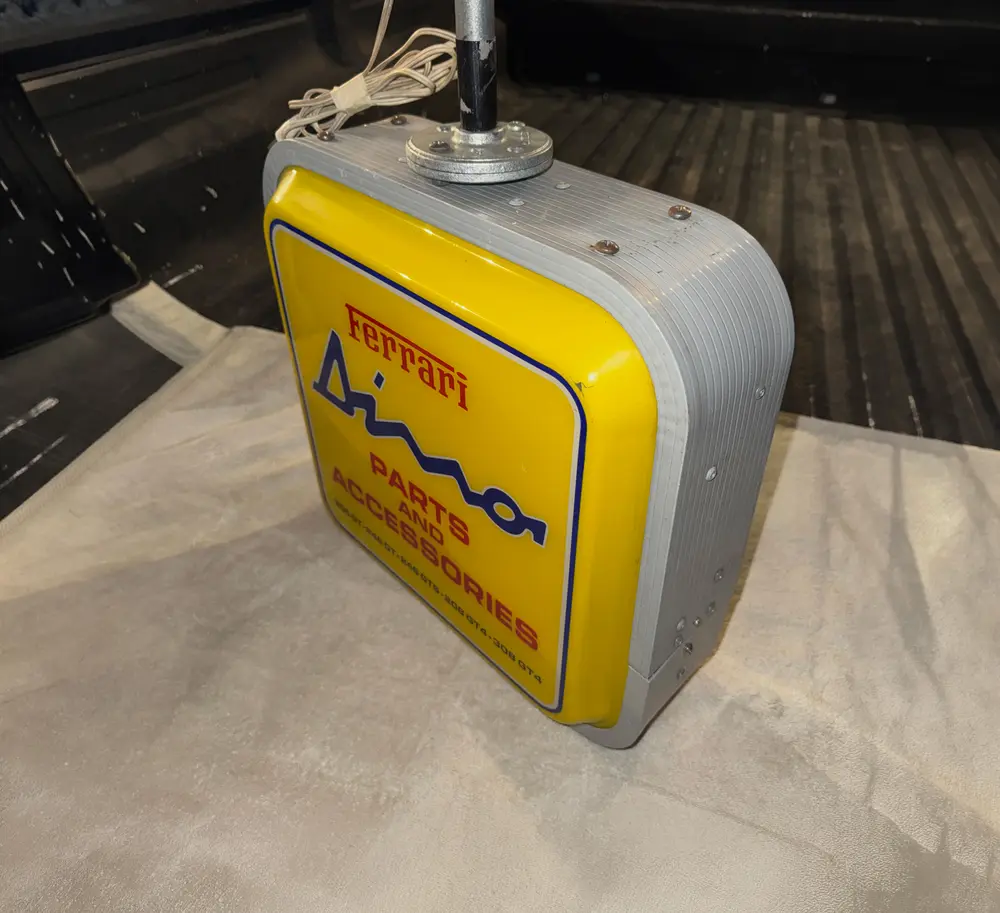 Vintage Illuminated Ferrari Dino Sign for Sale — $2,600 | PCARMARKET