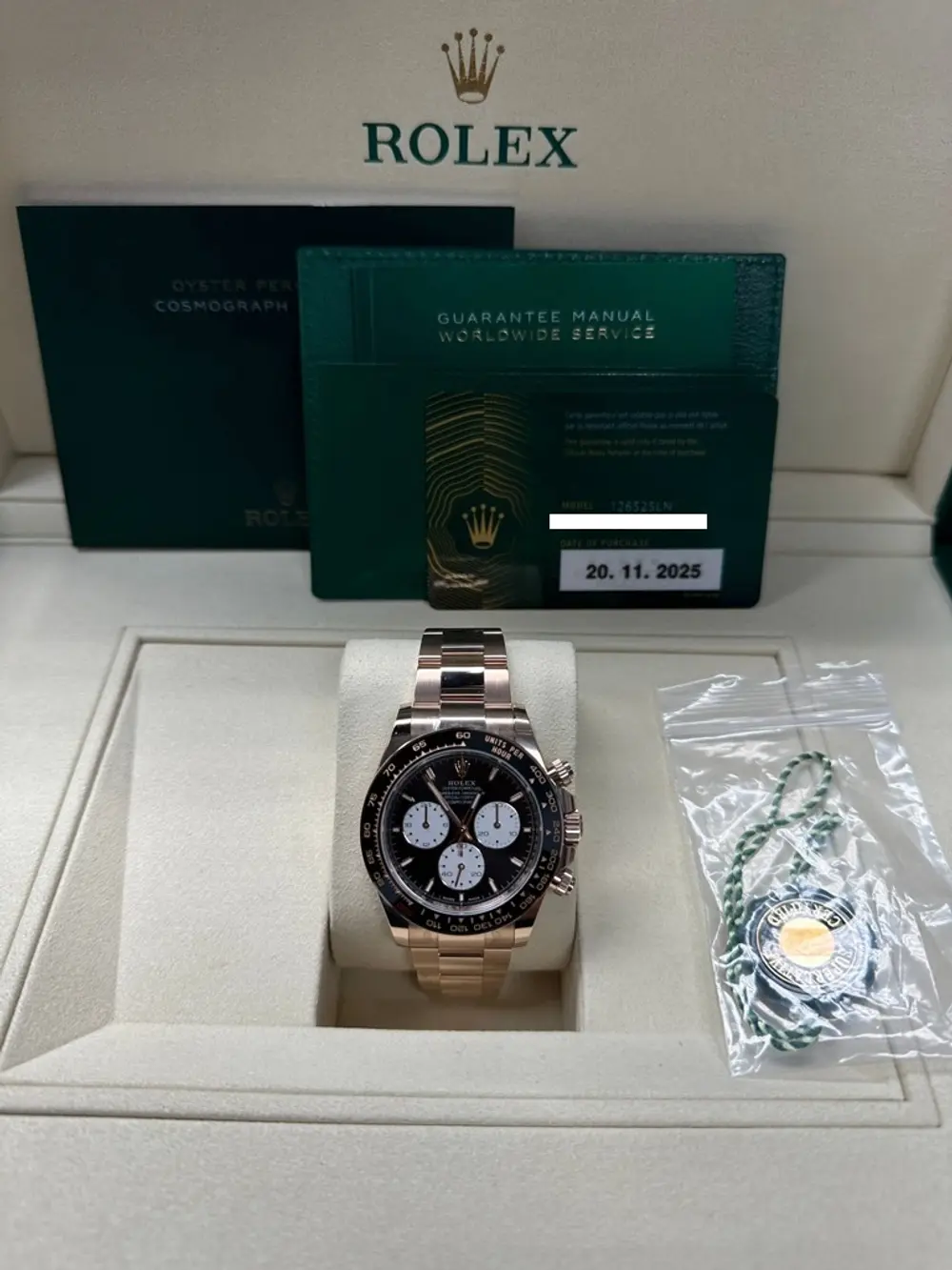2025 Rolex Daytona Everose Le Mans Watch Ref. 126525LN Full Set