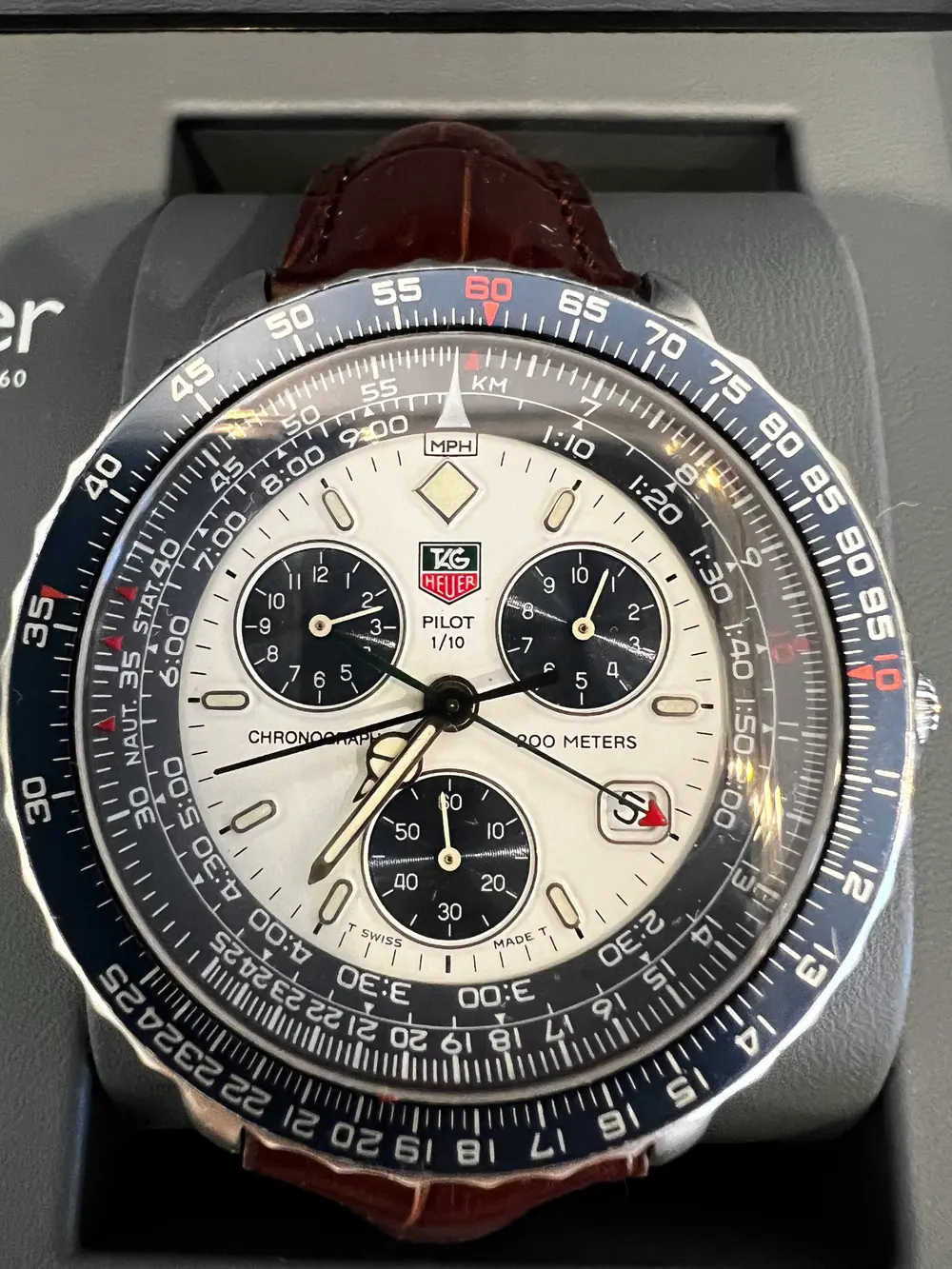 TAG Heuer Pilot 2000 Series Watch Ref. 530-806 Full Set