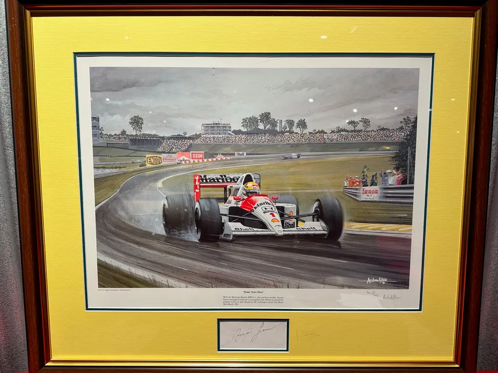 No Reserve Ayrton Senna Signed 