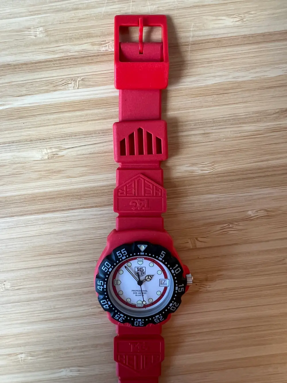 No Reserve Tag Heuer Formula One model 385.513/1 watch — Sold