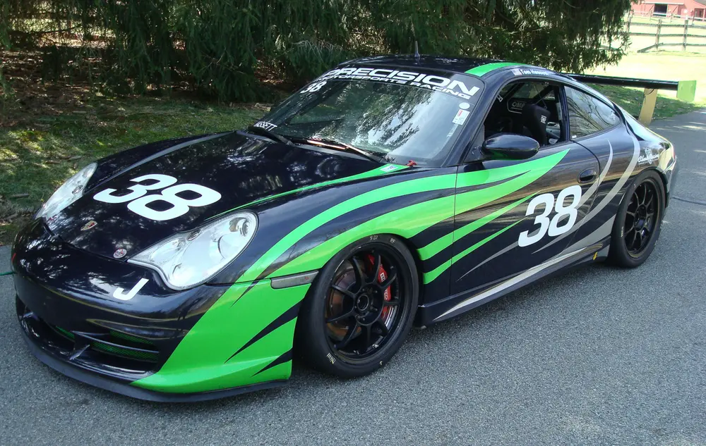 46k-Mile 2003 Porsche 996 Carrera Coupe 6-Speed X51 3.8L Race Car