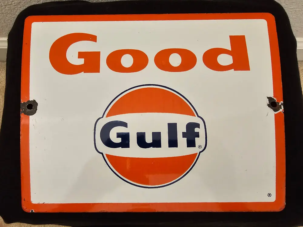 Gulf Gas Station Sign Collection — Auction Ended | PCARMARKET