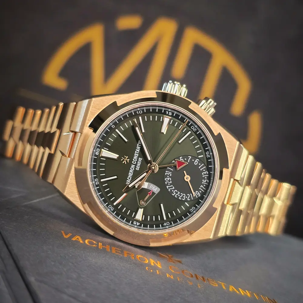 Vacheron Constantin Overseas 18K Gold Green Dial Watch Ref. 7920V
