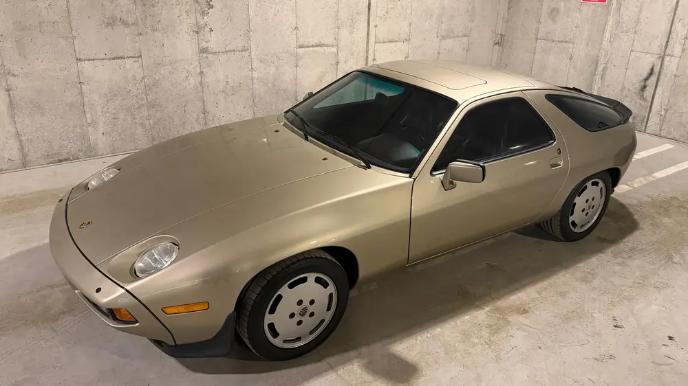 PTS White Gold Metallic 1986.5 Porsche 928 S 5-Speed — Sold