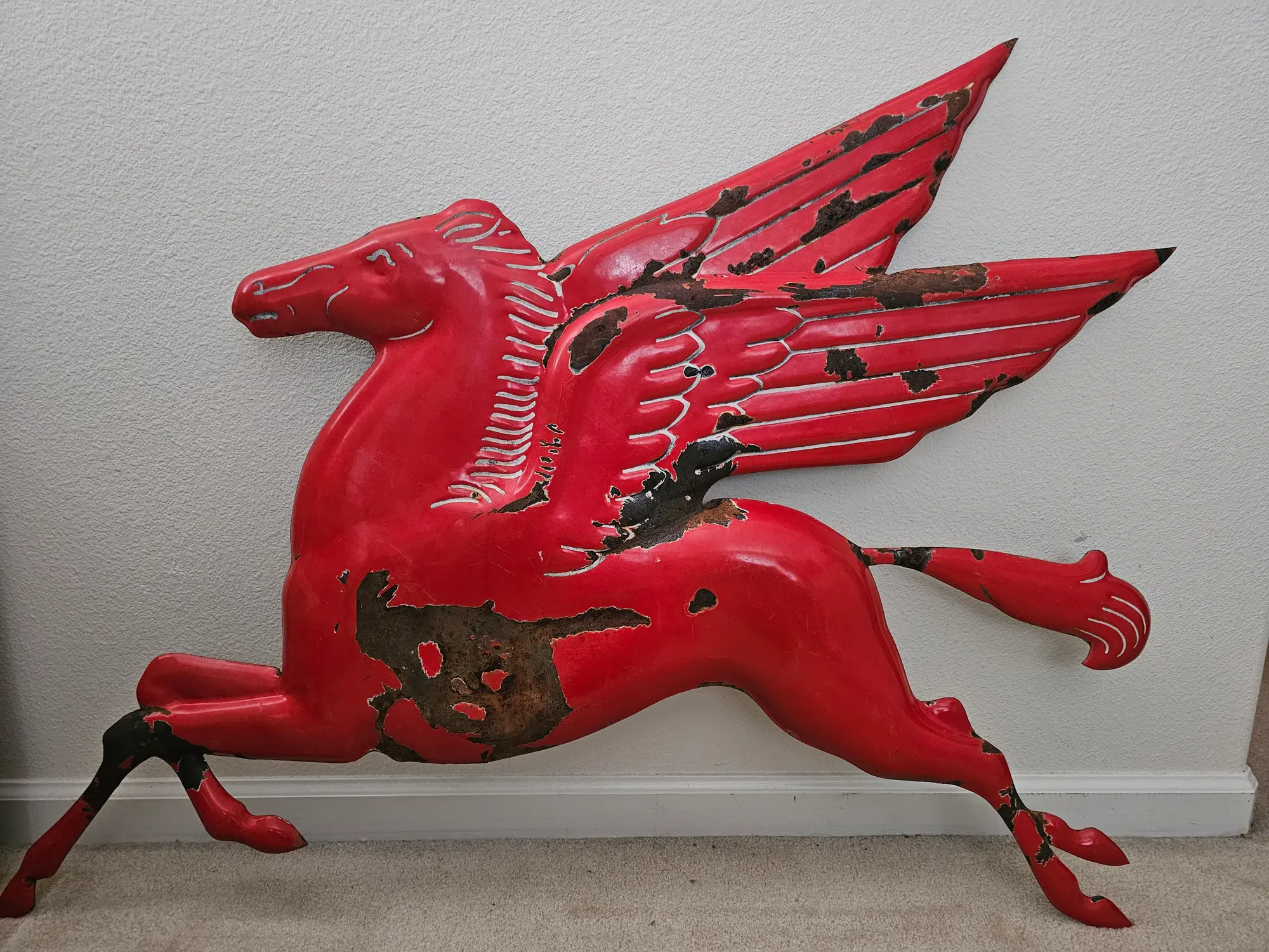 Authentic 1930s Mobil Pegasus Sign — Sold | PCARMARKET