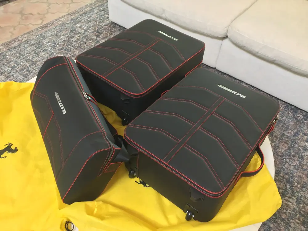Three-piece Ferrari 488 GTB Schedoni Luggage Set — Sold | PCARMARKET