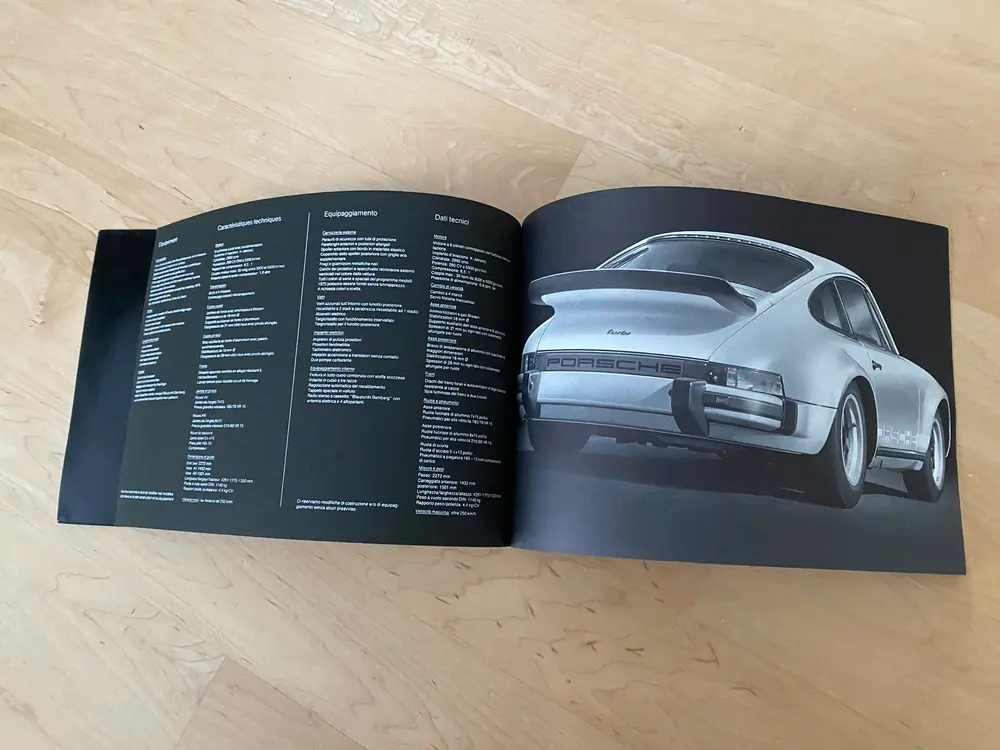 1975 Porsche 911 Turbo Owners Manual and Press Release Kit
