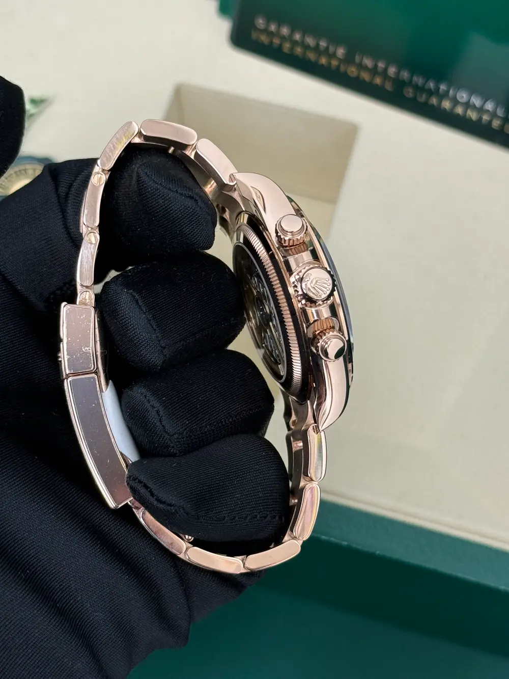 M☆出品　2/18 New 2025 Rolex Daytona Le Mans 18k Everose Gold Watch Ref