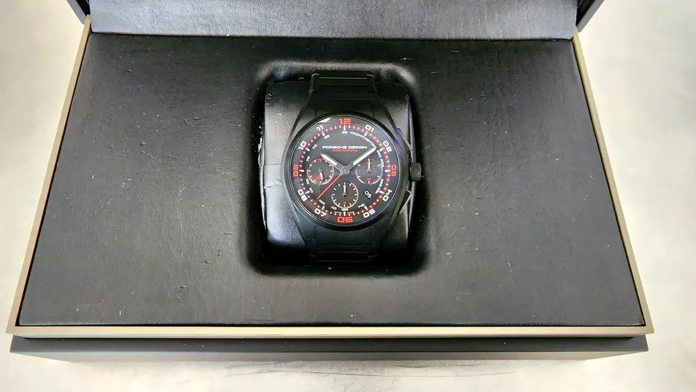 No Reserve Porsche Design P'6620 Dashboard Titanium Chronograph — Sold