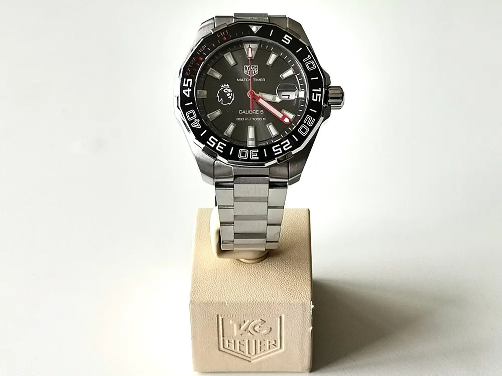 週末セール【国内正規品】TAG Heuer AQUARACER 自動巻き NO RESERVE TAG HEUER AQUARACER PREMIER LEAGUE MATCH TIMER