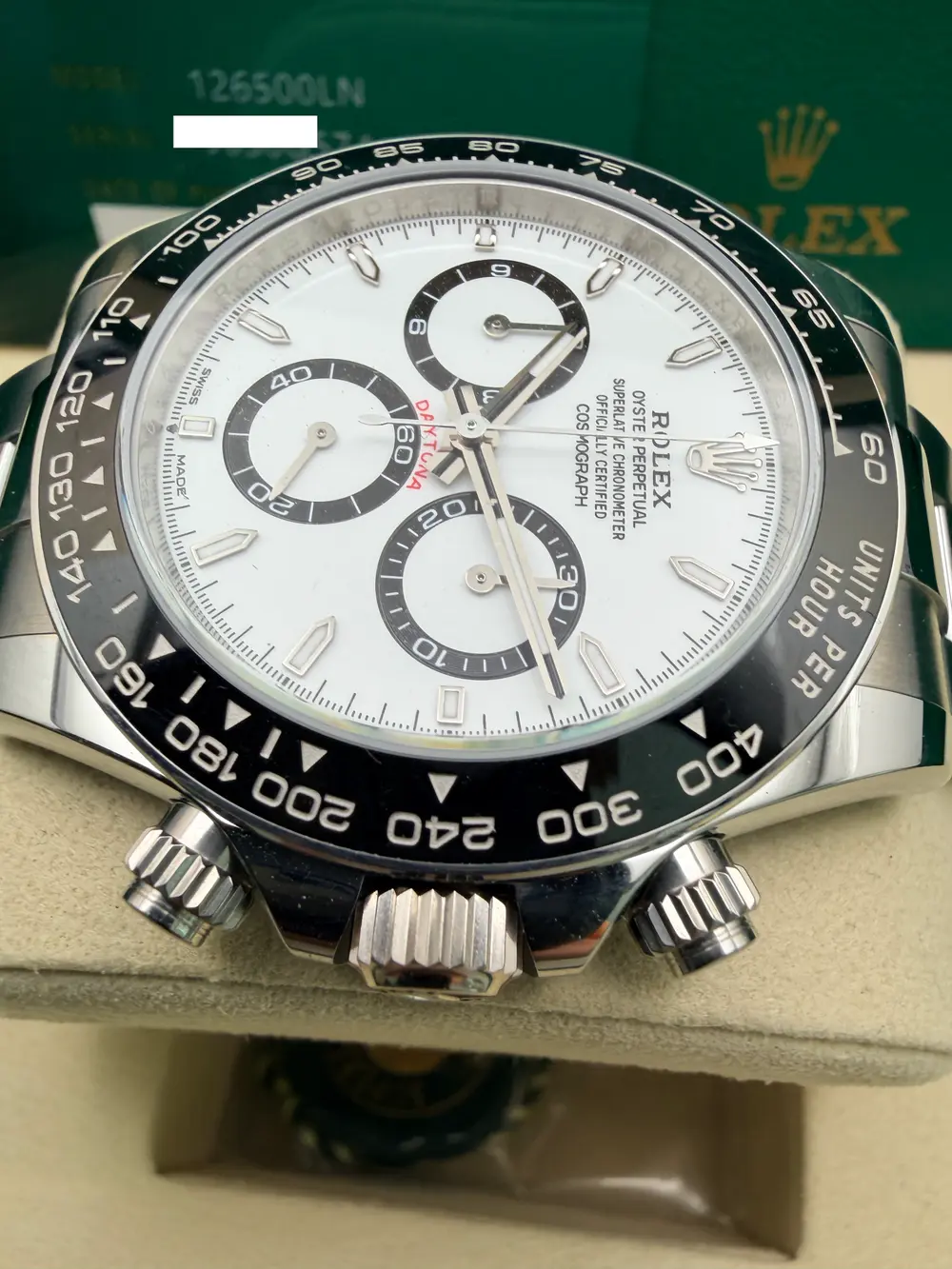 2026 rolex Daytona Panda Watch Ref. 126500LN Full Set — Auction Ended