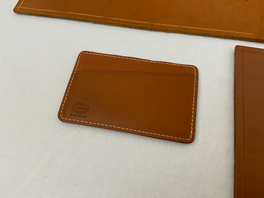 No Reserve Ferrari Club Italia Leather Commemorative Plaques By