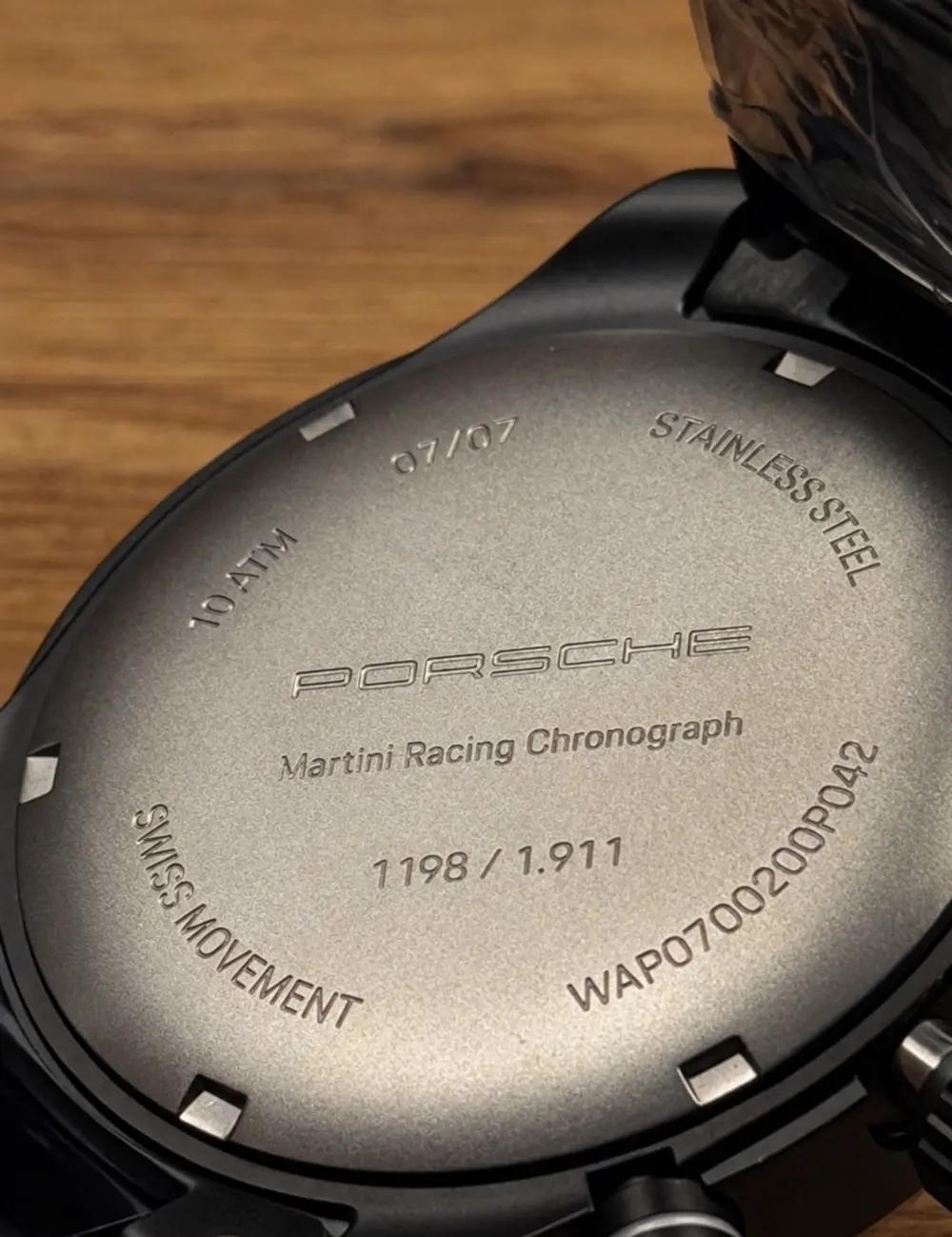 NO RESERVE PORSCHE MARTINI RACING LIMITED EDITION WATCH Auction