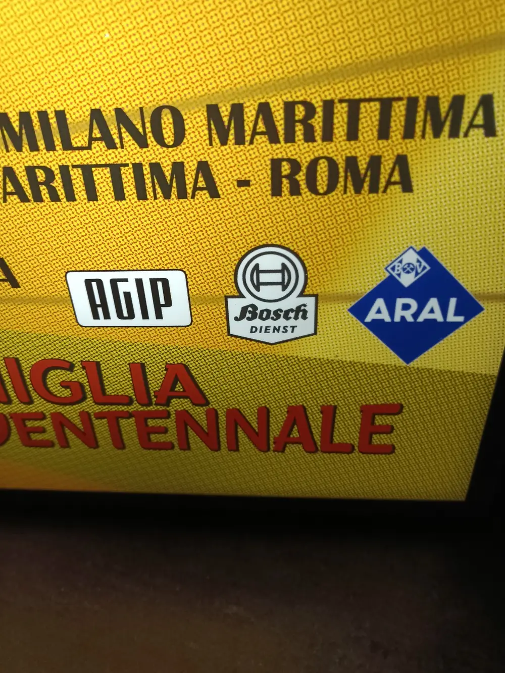 No Reserve Mille Miglia Ferrari Sign — Sold | PCARMARKET