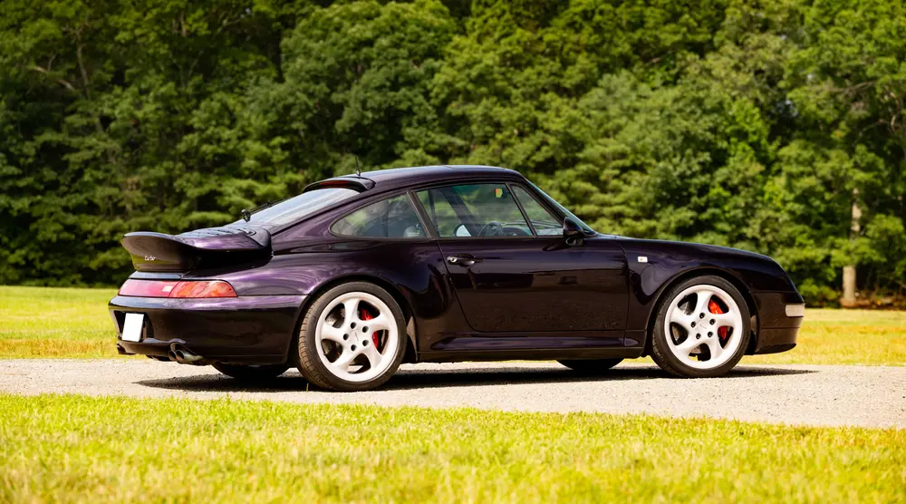 Viola Metallic 1997 Porsche 993 Turbo X50 RoW — Auction Ended