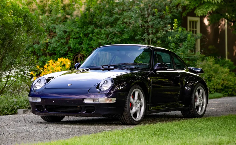 Viola Metallic 1997 Porsche 993 Turbo X50 RoW — Auction Ended