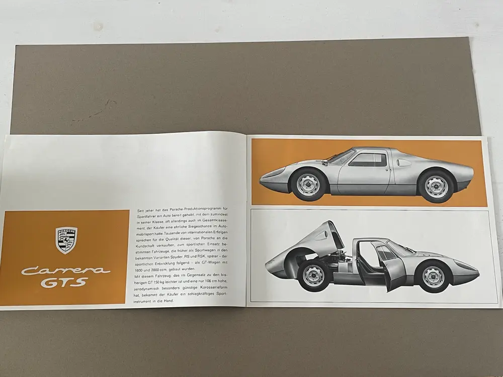 Original Porsche 904 Carrera GTS English Literature Collection